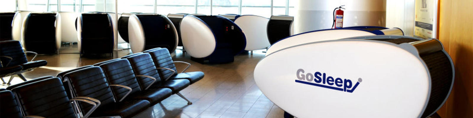 Sleep pod at Helsinki Airport