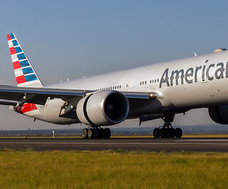 American Airlines aircraft taking off