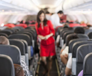 Window versus aisle seat airplane