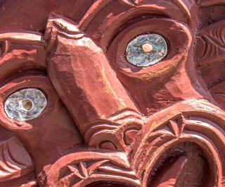 A Maori carving.