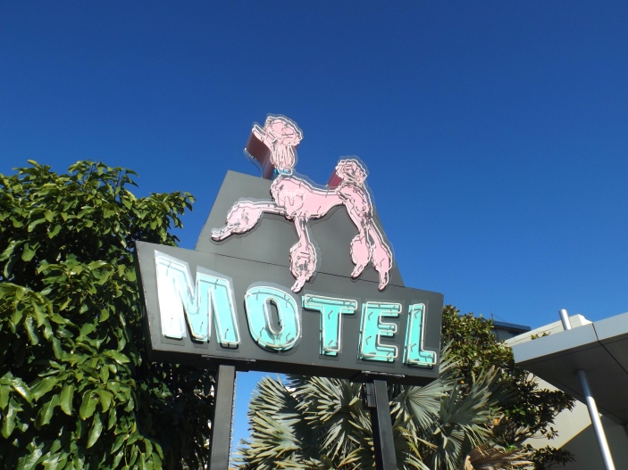 Gold Coast for Culture Vultures - Pink Poodle Sign