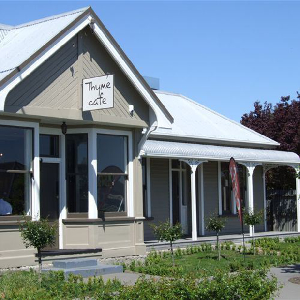 The exterior of the Thyme Cafe in Christchurch