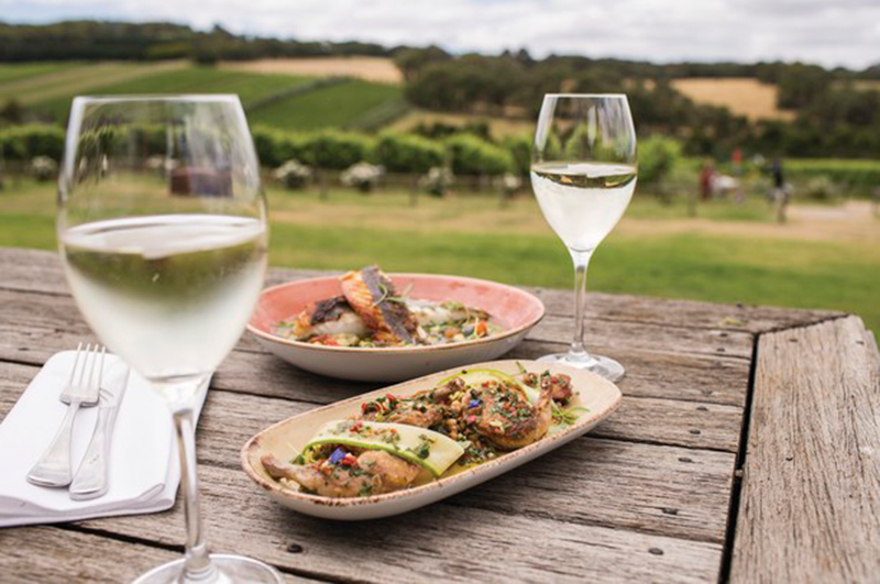 Montalto Vineyard food and wine in Victoria