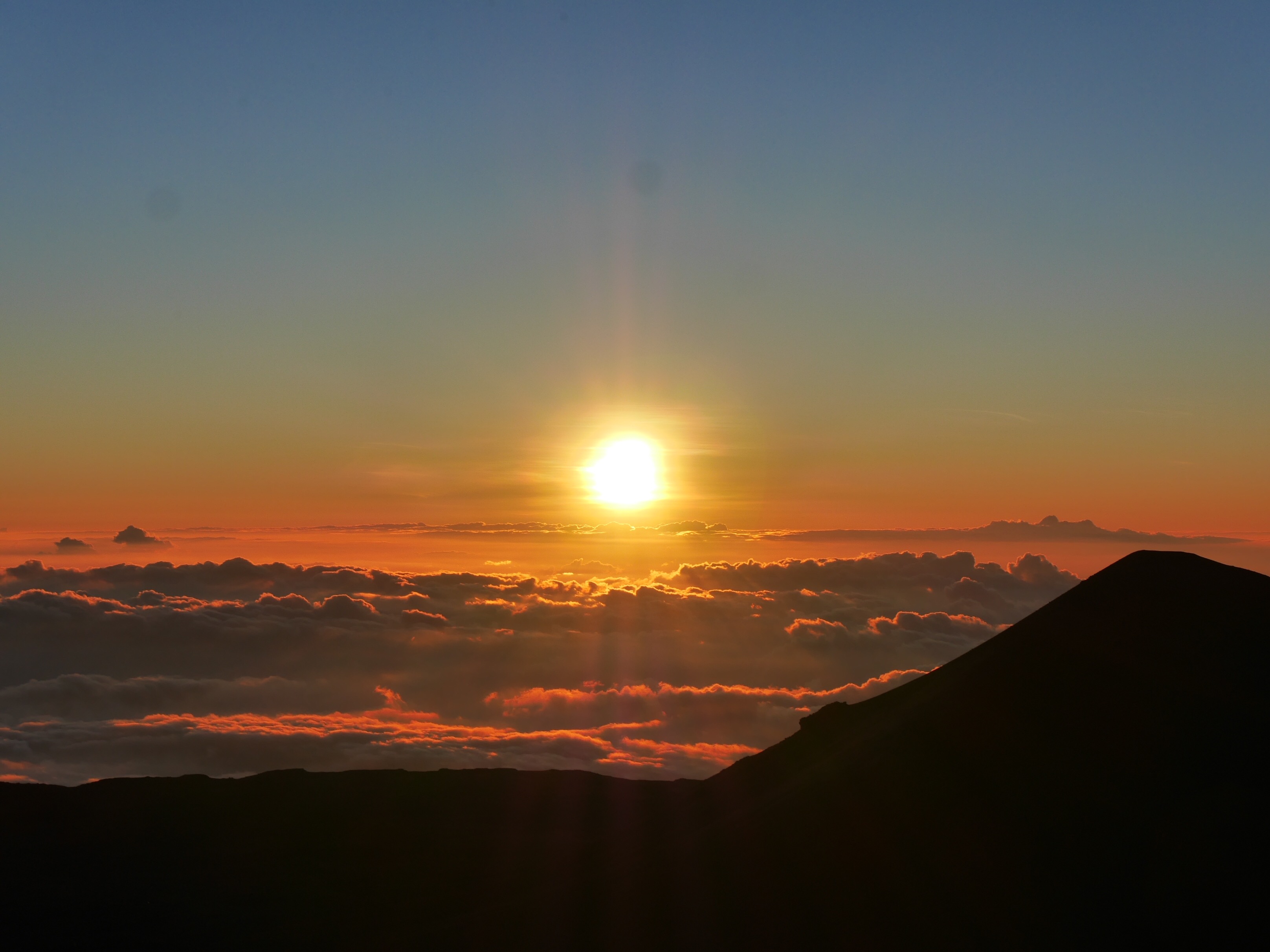 Sunset from the Mauna Kea summit