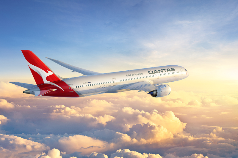 Qantas's new Dreamliner.