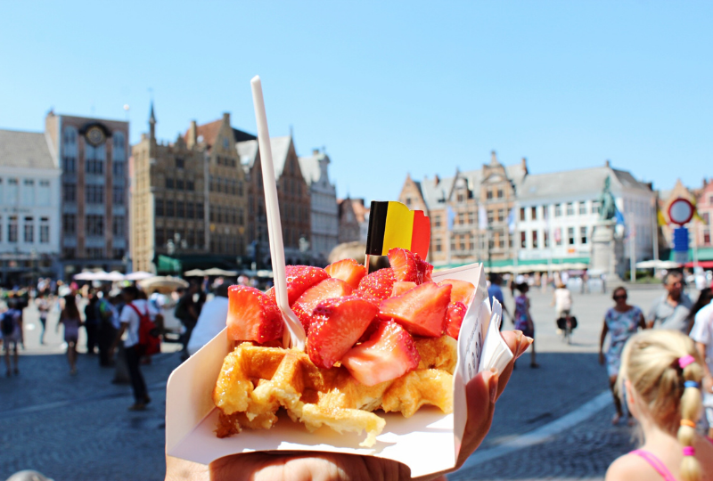 Waffles in Belgium