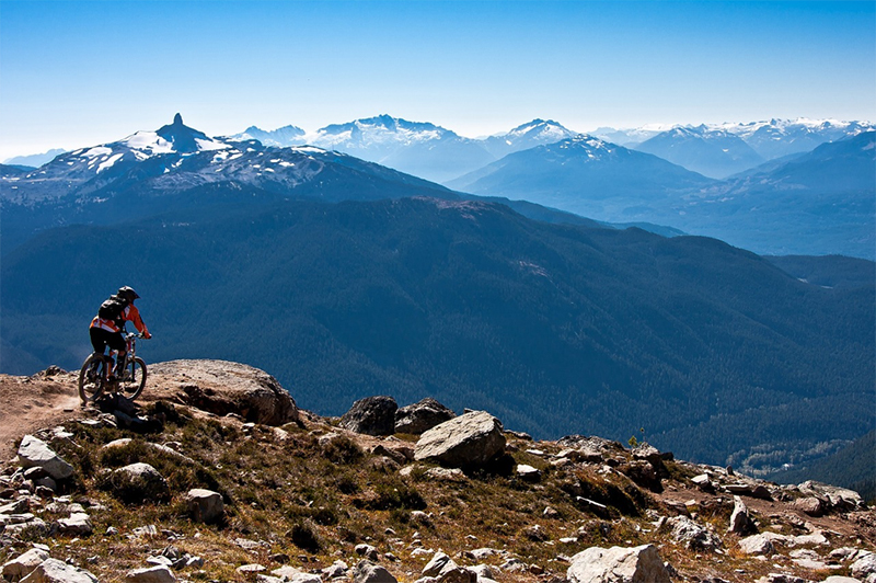 Mountain biking in Whistler